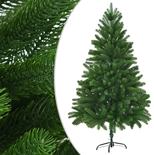 vidaXL Künstlicher Weihnachtsbaum Naturgetreue Nadeln Spritzguss 180 cm Grün