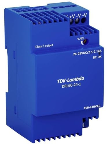TDK-Lambda DRL60-24-1 Hutschienen-Netzteil (DIN-Rail) 24 V 2.5 A 60 W Inhalt 1 St.