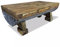 Festnight Couchtisch | Retro Beistelltisch | Vintage Wohnzimmertisch | Altholz Massiv 90 x 50 x 35 cm