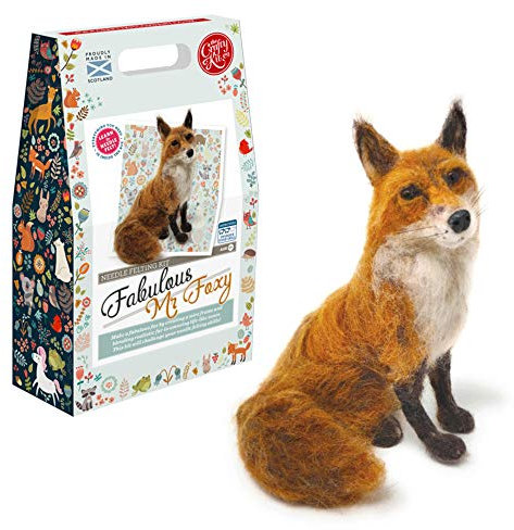 Crafty Kit Company Nadelfilz-Set, Motiv: Fabulous Mr Foxy, Fuchs