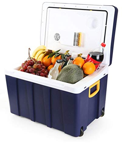 Mu Portable 50L Mini Fridge Cooler and Warmer—Blue