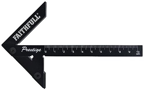 Faithful CSQ10CNC Prestige Centre Finder Gauge Black Aluminium 100mm