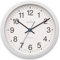 Acctim Bromham Wanduhr ohne Ticken, Sekundenzeiger, 20 cm Durchmesser, silberfarben