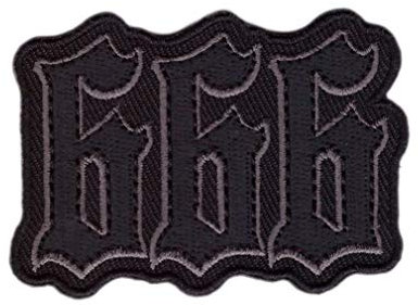 Titan One Europe - Sechshundertsechsundsechzig 666 The Devil's Number Club MC Biker Motorrad Aufnäher (Aufbügler)