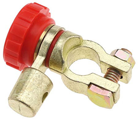 Batterieschalter Batteriehauptschalter Batterie Trennschalter Autobatterie Klemmen Reihenklemme Schnellverschluss Trennschalter mit Minuspol Universal