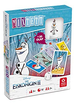 Disney Die Eiskönigin 2 - Mixtett Kartenspiel mit Spielfigur Olaf