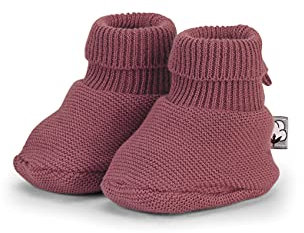 Sterntaler Unisex Baby GOTS Strick-Schuh, Rosa, 14 EU