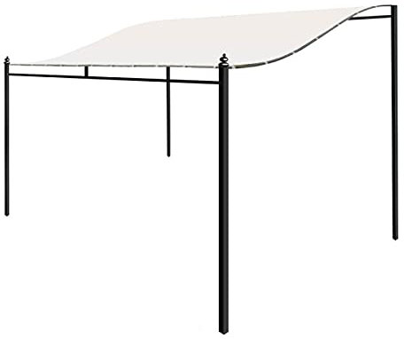 HOOJUEAN Abdeckung Für Wand Anbau Pavillon Ersatz Verdeck 300D Zelt Dach Ersatzdach Garten Markise Segeltuch Sonnenschutz Stoff Wasserdicht Dachplane Zeltdach Für Außenbereich Türveranda 3X3m