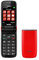 BRONDI Magnum 4 Telefono Cellulare Maxi Display, Tastiera Fisica Retroilluminata, Dual Sim, 1.3 MP, Li-ion 800 mAh, Flip Attivo, Rosso