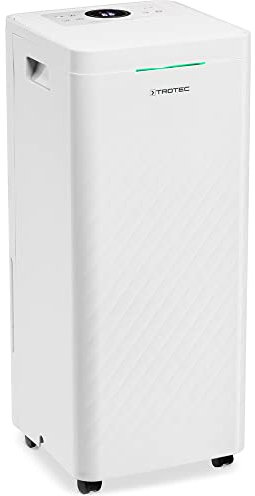 TROTEC Luftentfeuchter elektrisch TTK 64 HEPA – Leistung 24 L/Tag – Fläche 50 m² / 125 m³ – 2in1 Luftreiniger mit HEPA Filter