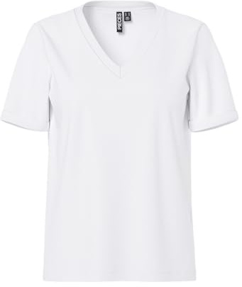 PIECES V Neck Short Sleeve T-Shirt