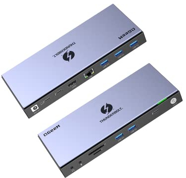 QGeem 14 in 1 Thunderbolt 4 Multiport Docking Station