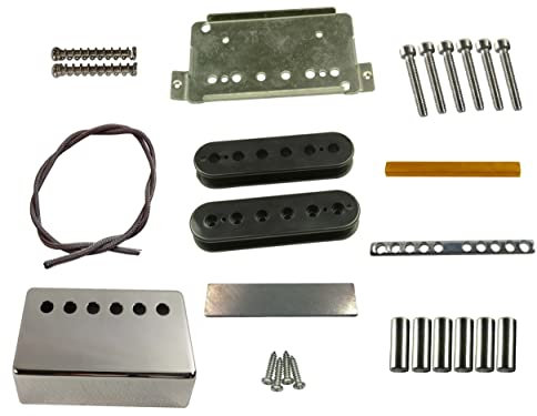 Vintage Style PAF Humbucker Bausatz Kurzer Roughcast Alnico 2