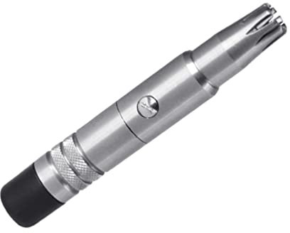 COHEALI Nasenhaarschneider Manueller Trimmer Nasenhaarschneider Tragbare Nasenhaarreinigung Trimmen Nasenreinigung (Silber)