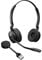 Jabra Engage 55 Schnurloses Stereo-Headset mit Link 400 USB-A DECT-Adapter - Mikrofon mit Geräuschunterdrückung, umfangreiche Reichweite, Gehörschutz - Für MS Teams Zertifiziert - Schwarz