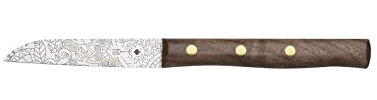 Zöppken Style - Das premium Herder-Messer aus Solingen. Extra Scharf mit edlem Holzgriff. Allzweckmesser/Gemüsemesser/Schälmesser/Küchenmesser Deutschland Rostfrei