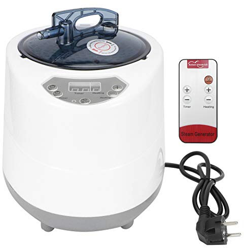 Akozon Dampferzeuger, 3L 1500W Dampfgenerator für Dampfbad Tragbare Dampfsauna Dampfkabine Sauna-Generator für Spa-Zelt-Körpertherapie-Begasungsmaschine Heimdampfer-Therapie