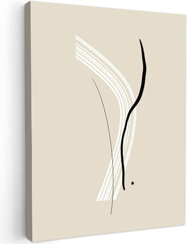 MuchoWow© Wandbilder 60x80 cm Wohnzimmer Wanddeko Schlafzimmer Zimmerdeko Fotowand Zimmer Deko Wand Dekoration Wall Art Pastell - Abstrakte - Gestaltung - Boho Style - Modern