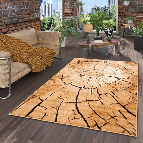 Pergamon Designer Teppich Velours Samba | Wohnzimmer, Esszimmer, Flur und Diele | Moderne Muster | Pflegeleicht