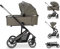 Osann Kombi-Kinderwagen Juntos, Kinderwagen 2in1 inkl. Babywanne, Sportsitz, Regenverdeck, leicht klappbar - Teak