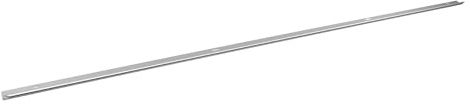 OMAC Sonnensegel Kederschiene kompatibel mit Ford Transit/Tourneo Custom 2012-23 L1 Silber Alu