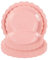 AHPYEUHK Piatti di carta 17,8 cm e 22,8 cm, set di 25 pezzi per festa e compleanno, design elegante e resistente al calore, senza BPA, ideale per matrimoni, picnic e baby shower