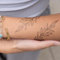 Inkster Tattoo - Symmetrische Ornamente Arm - vegane & wasserfeste Temporäre Tattoos für Erwachsene - EU-Kosmetikzertifizierte Farbe - revolutionäres 2 Wochen Tattoo | Premium Klebetattoos