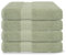 Brentfords Extra Large Bath Sheet Set of 4, Ultra Soft 100% Cotton Absorbent Quick Dry Hotel Spa Quality Bath Sheet For Bathroom Beach & Gym, Sage Green-90x150cm