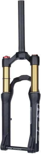 Caimcie Fourche de Suspension pour VTT 24 Pouces, Amortisseur à air, 110 mm, en Alliage de magnésium. Manual,Thru-Axle