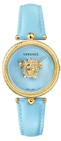 Versace Damen Uhr Armbanduhr Palazzo VECQ03125 Leder
