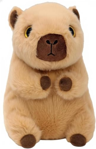 TY Lara Beanie Bellies 24cm Soft Plush Capybara Teddy - Collectible Stuffed Cuddly Toy Plushies - Brightly Coloured Soft Toy for Kids & Babies