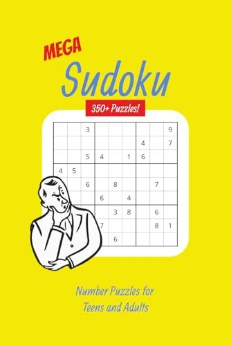 Mega Sudoku Puzzle book: Sudoku Puzzles in large print, [6x9, 200 pages) 400 Puzzles...His and Her Gifts for Vacation, Holidays, Free Time, Brain teasers, increasing difficulty
