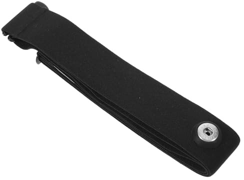 BESTYASH Trainingsmonitor Brustgurt Elastisch Schwarz 110cm Ersatzarmband für Wandertouren und Sport im Freien