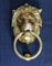 StonKraft collezione casa - bellissimi battifiamma leone in ottone, accessori per porte, battente per cancello (6 pollici)
