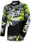 O'NEAL | Motocross-Shirt Langarm | Kinder | MX MTB Mountainbike | Passform für Maximale Bewegungsfreiheit, Eingenähter Ellbogenschutz | Element Youth Jersey Attack | Schwarz Neon-Gelb | Größe L