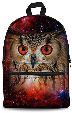 HUGSIDEA Schulranzen galaxy animal4 L