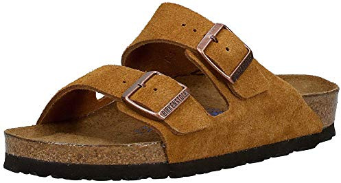 Birkenstock Arizona SFB Mules/Clogs Men Taupe Mules Shoes, Brown Mink Mink, 10.5 UK
