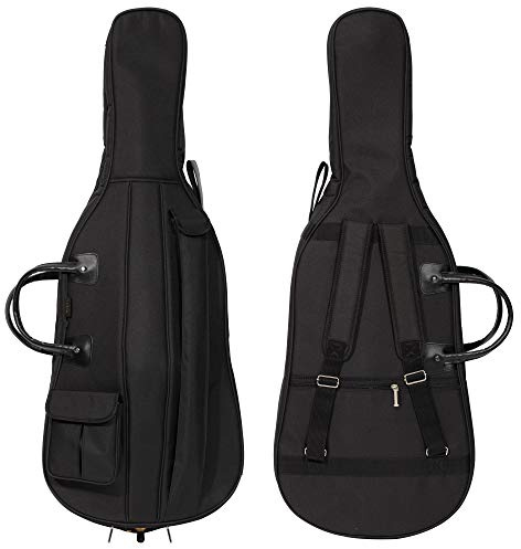 MI&VI MIVI Music Gigbag für 4/4 (volle Größe) mit mehreren Taschen und verstellbaren Rucksackgurten | 12 mm dicke Polsterung | wasserdicht | nicht scheuerndes Futter