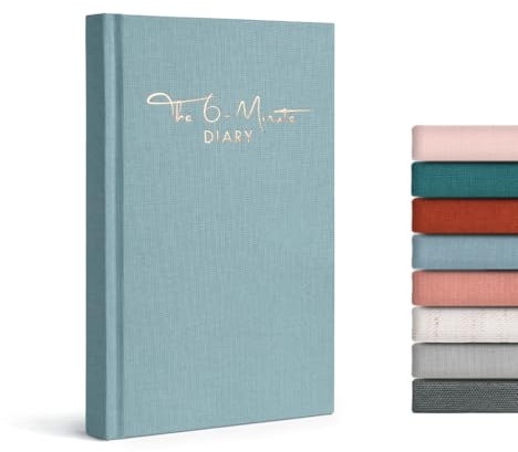 The 6-Minute Diary (6-Minuten-Tagebuch auf Englisch) | Gratitude journal, manifestation journal | Journaling for more mental health, self care & mindfulness