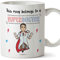MUGFFINS Doctor Original Mug cup This mug belongs to a Super Doctor - 11 oz Ceramic