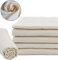 Auckpure Nussmilchbeutel, 6 Stück Käsetuch, Cheesecloth, Leinentuch, 100% Naturrein Baumwolle Cloth, Küche Dampftuch, Lebensmittel Zubereiten und Filter (50X50cm Filtertuch), 1