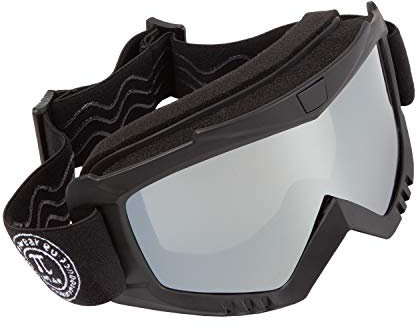 PiWear® MX Muddy M Motorradbrille verspiegelt Hochwertige Skibrille UV Schutzbrille Schaumstoffpolsterung für Outdoor Aktivitäten Skifahren Radfahren Snowboard Wandern Augenschutz