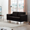 De RUCCI Ledersofas S131 Alessio Bestes Preis-Leistungsverhältnis Echtleder im Komfortbereich (156 x 87 x 86 cm, Brown)