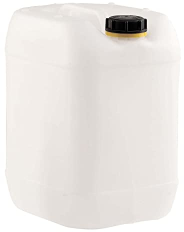 AST-Kanister (Original) 5 Liter Getränke- und Wasserkanister DIN 51 | Lebensmittelecht BPA frei | Gastronomie Gewerbe Camping Wohnwagen | Robuste Qualität aus DE weiß (5 Liter)