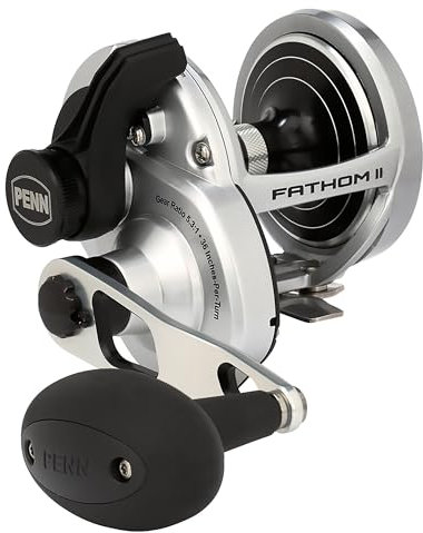 PENN Conventional One-Speed Right-Handed Reel FATHOM II LEVER DRAG 30LD