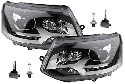Johns, Scheinwerfer Xenon passend für VW Transporter T5 09- Set mit Leuchtmittel L R