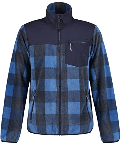 ICEPEAK Herren Midlayer ALVENE Blue blau schwarz - M