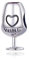 Charmes Verres à vin pour Bracelets - Charms de Perles ajourées en Argent Sterling 925, charmes de Coeur d'amour pour Bracelets et Colliers pour Femmes Filles