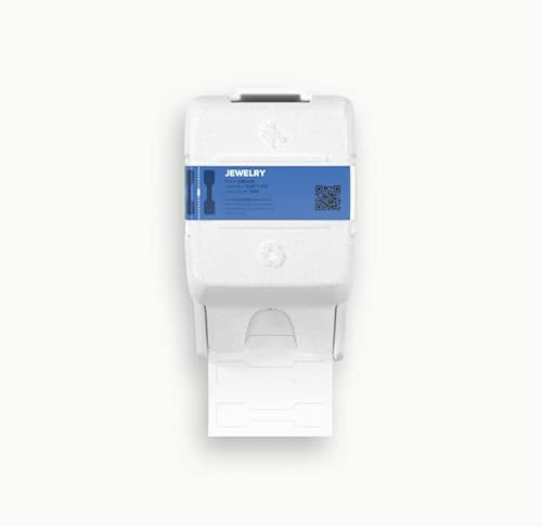 Zebra ZSB Schmucketiketten - 450 Etiketten, 5,7 x 1,3 cm, kompatibel mit Drucker der ZSB-Serie