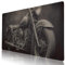 Tapis de souris élégant sur le thème de la moto, 90 x 40,6 cm, base en caoutchouc antidérapant, idéal pour ordinateur, ordinateur portable, bureau et usage domestique